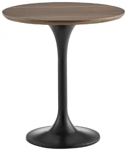 Mid-Century Pedestal Side Table  - Astrid
