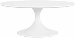 Mid-Century Pedestal Coffee Table - Astrid