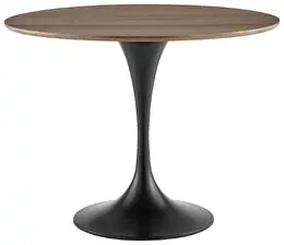 Mid-Century Pedestal Round Table  - Astrid
