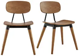 Modern Industrial Side Chair - Set of 2  - Vega