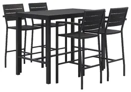 Bar Height Patio Table with Chairs - Eveleen