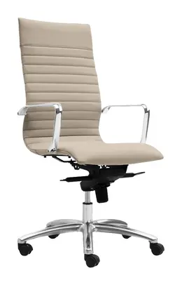 Leather High Back Conference Room Chair - Zetti