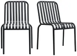 Outdoor Stacking Chair - Set of 2 - Enid