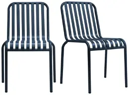 Outdoor Stacking Chair - Set of 2 - Enid