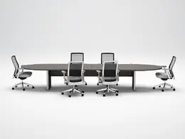 Racetrack Conference Table - Amber