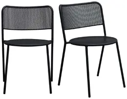Modern Outdoor Side Chair - Set of 2 - Nansen
