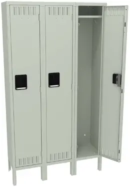 Triple Lockers with Legs - Standard