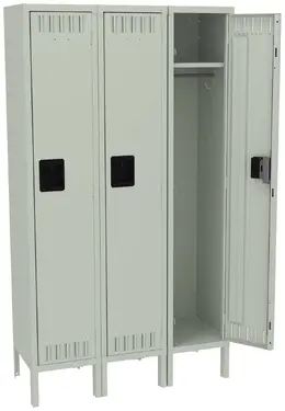 Triple Lockers with Legs - Standard