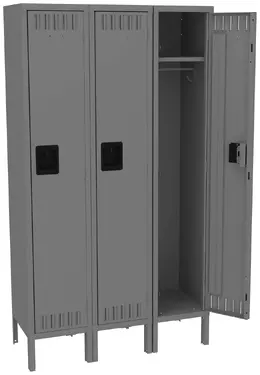 Triple Lockers with Legs - Standard
