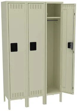 Triple Lockers with Legs - Standard