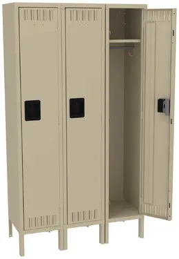 Triple Lockers with Legs - Standard