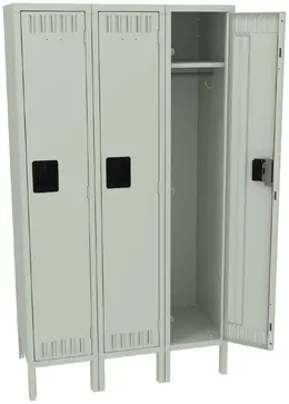Triple Lockers with Legs - Standard