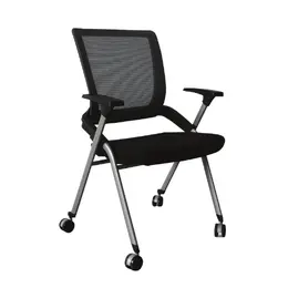 Mesh Back Nesting Chair with Arms - Mente