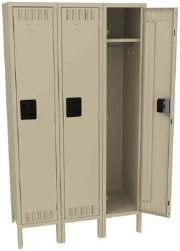 Triple Lockers with Legs - Standard