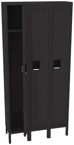 Tall Triple Lockers with Legs - Standard