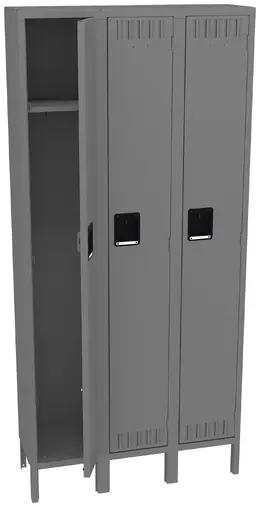 Tall Triple Lockers with Legs - Standard
