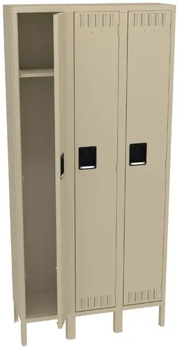 Tall Triple Lockers with Legs - Standard