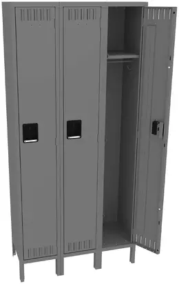 Tall Triple Lockers with Legs - Standard