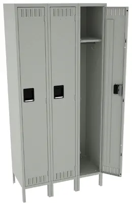 Tall Triple Lockers with Legs - Standard