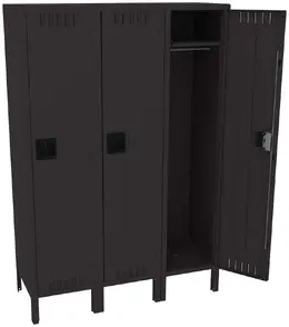 Wide Triple Lockers with Legs - Standard