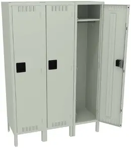 Wide Triple Lockers with Legs - Standard