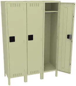 Wide Triple Lockers with Legs - Standard