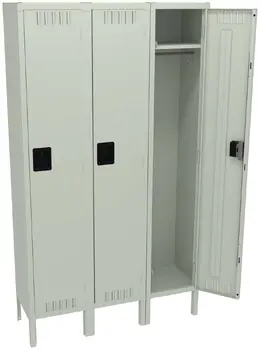Large Triple Lockers with Legs - Standard