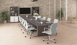 Boat Shaped Conference Table - Potenza