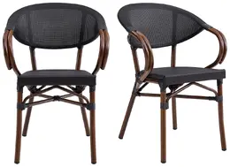 Mid-Century Outdoor Armchair - Set of 2 - Jannie