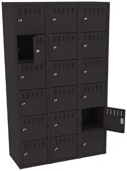 Eighteen Large Box Lockers - Standard