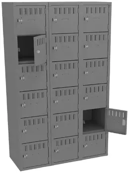 Eighteen Large Box Lockers - Standard