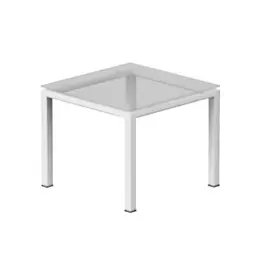 End Table with Glass Top - Sereno