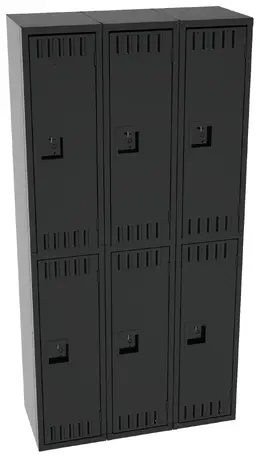 Three Double-Tier Lockers - Standard