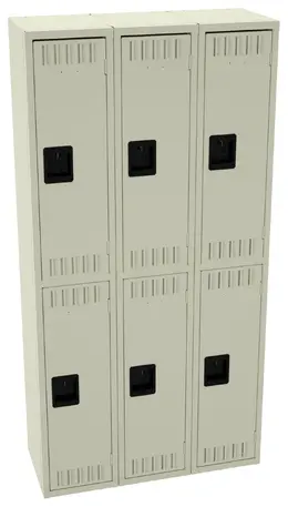 Three Double-Tier Lockers - Standard