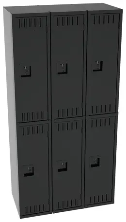 Three Double-Tier Lockers - Standard