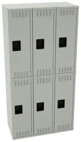 Three Double-Tier Lockers - Standard