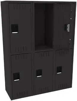 Three Double-Tier Lockers - Standard