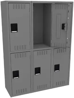 Three Double-Tier Lockers - Standard