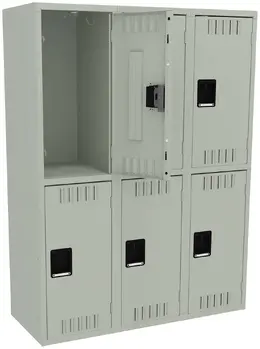 Three Double-Tier Lockers - Standard