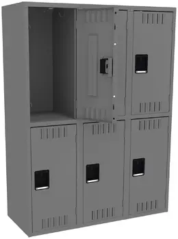 Three Double-Tier Lockers - Standard