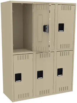 Three Double-Tier Lockers - Standard