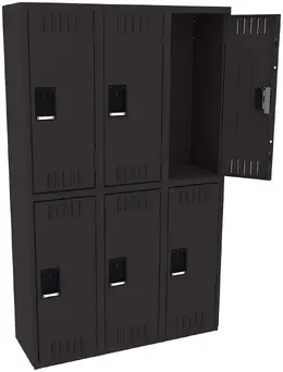 Three Double-Tier Lockers - Standard