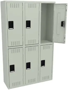 Three Double-Tier Lockers - Standard