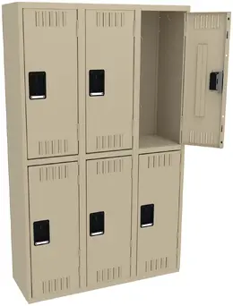 Three Double-Tier Lockers - Standard