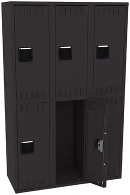 Three Double-Tier Lockers - Standard
