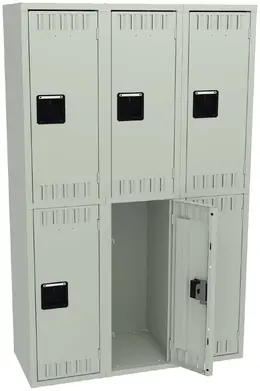 Three Double-Tier Lockers - Standard
