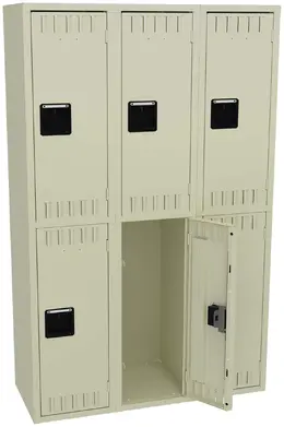 Three Double-Tier Lockers - Standard