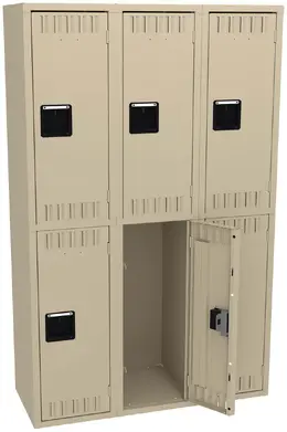 Three Double-Tier Lockers - Standard