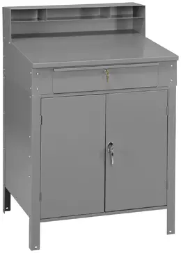 Closed Metal Desk - Shop Equipment