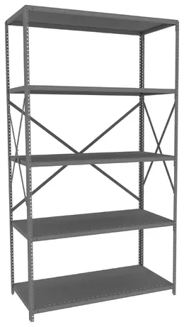 Open Steel Shelving  - 20 Gauge - Q Line